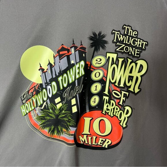 Disney tshirt run 2014 Disney run Twilight Zone Tower of Terror T-Shirt - Picture 2 of 8